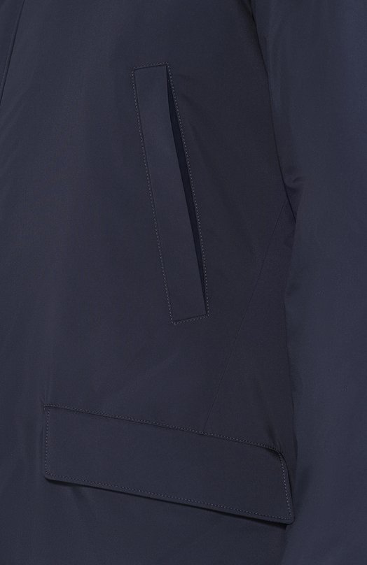 фото Куртка на молнии с внутренней меховой отделкой loro piana