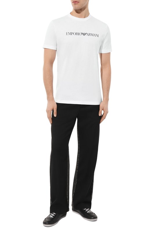 фото Хлопковая футболка emporio armani