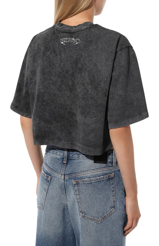 фото Хлопковая футболка hugo