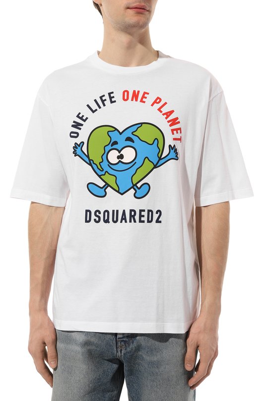 фото Хлопковая футболка dsquared2