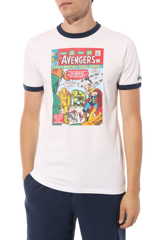 фото Хлопковая футболка mc2 saint barth