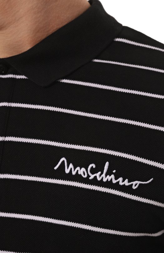 фото Хлопковое поло moschino