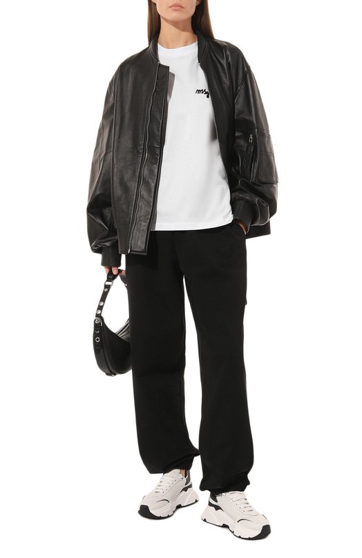 фото Хлопковая футболка msgm