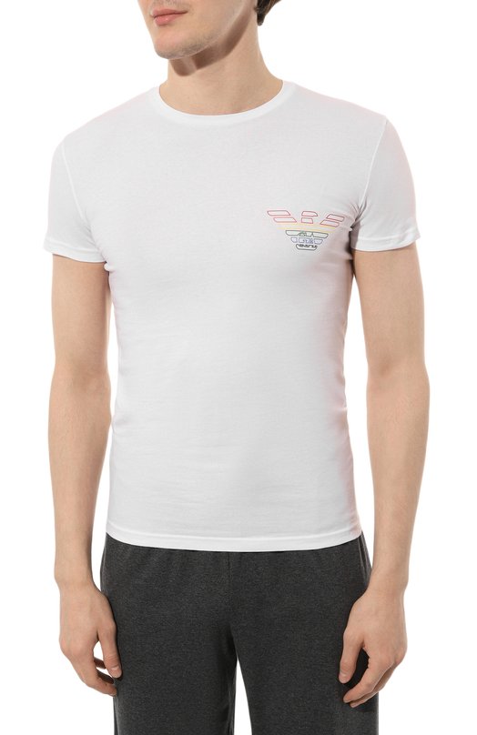 фото Хлопковая футболка emporio armani