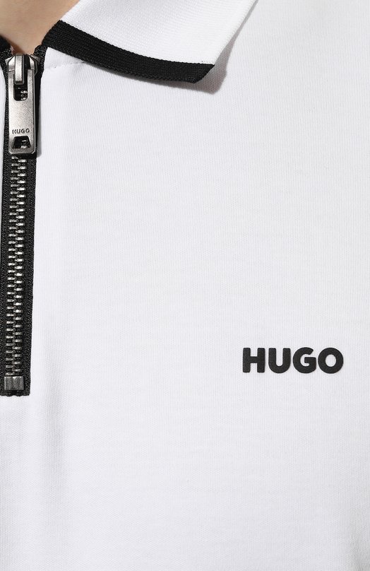 фото Хлопковое поло hugo