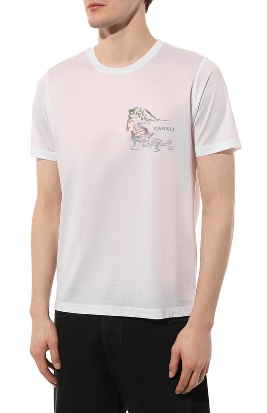 фото Хлопковая футболка canali