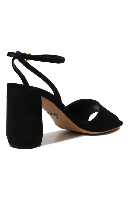 фото Замшевые босоножки prada