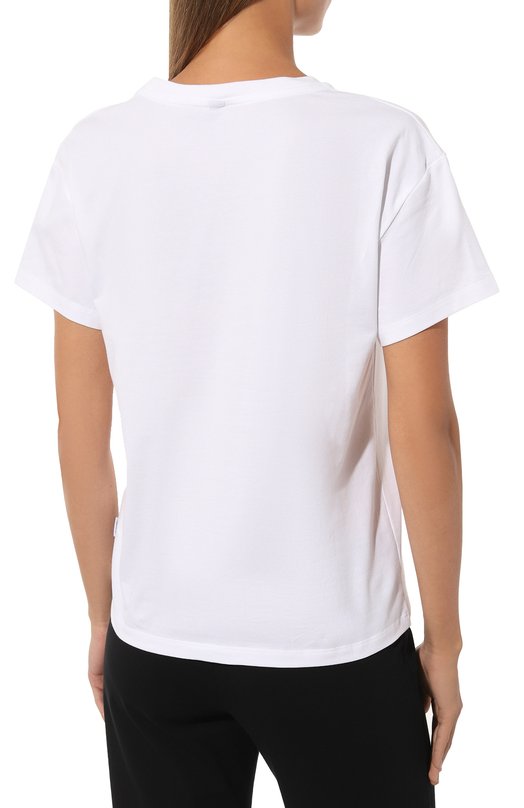 фото Хлопковая футболка moschino