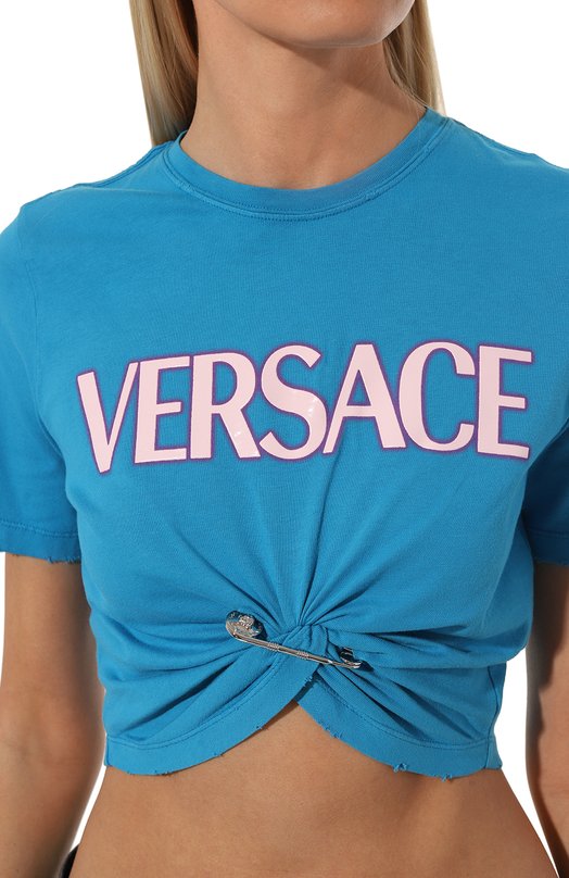 фото Хлопковая футболка versace