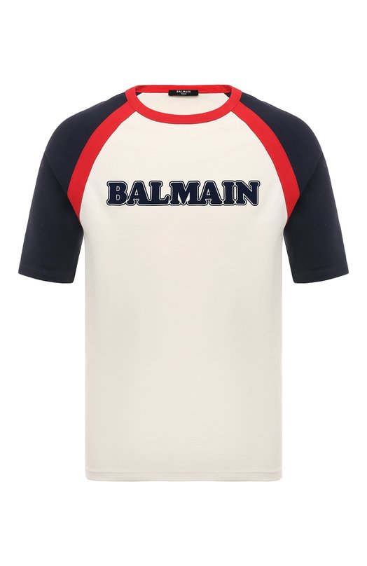 фото Хлопковая футболка balmain