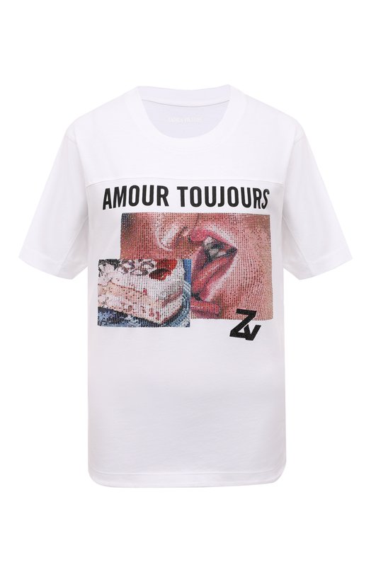 фото Хлопковая футболка zadig&voltaire