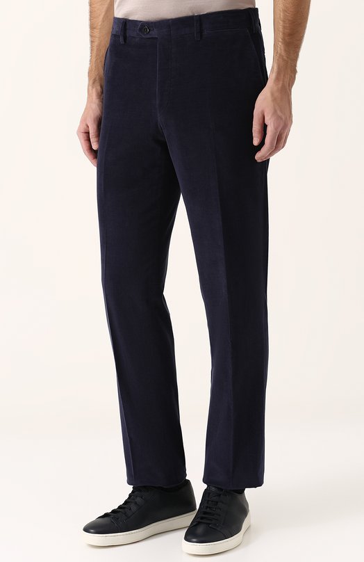 фото Хлопковые брюки прямого кроя brioni