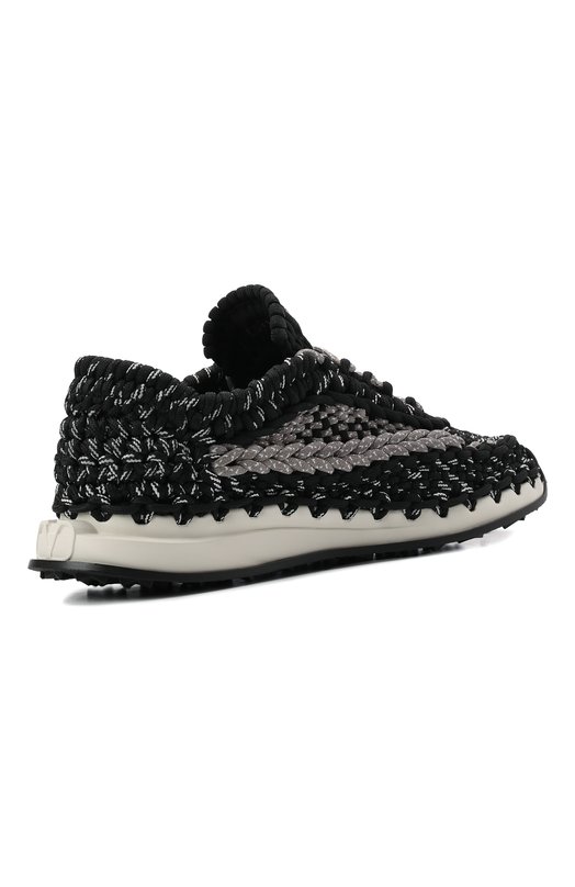 фото Текстильные кроссовки crochet valentino