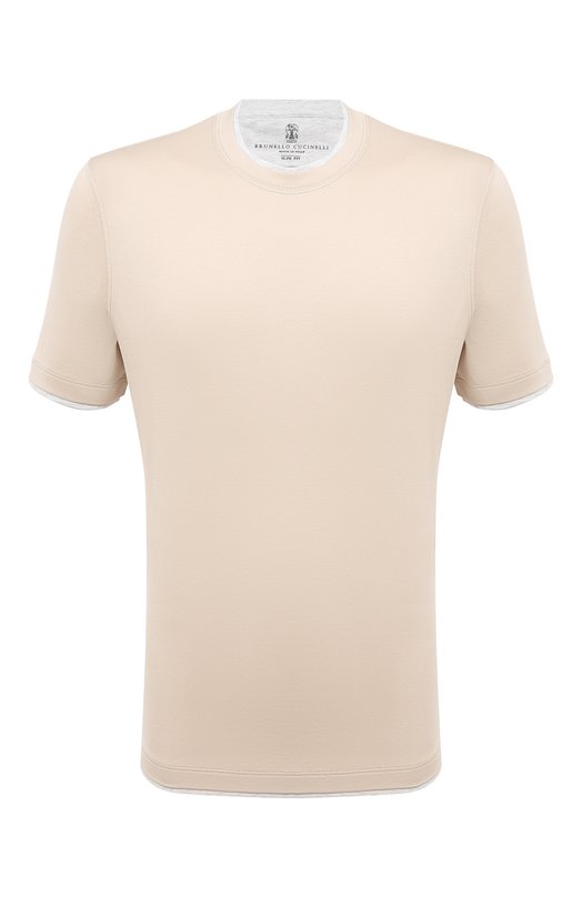 фото Хлопковая футболка brunello cucinelli
