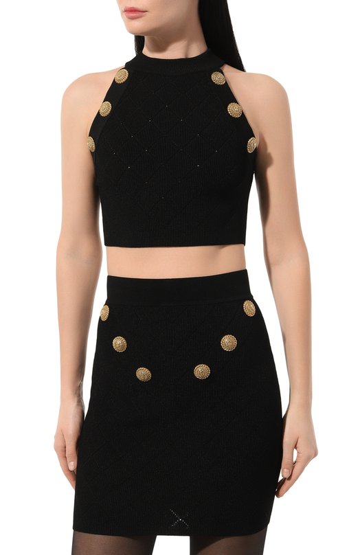 фото Топ из вискозы balmain