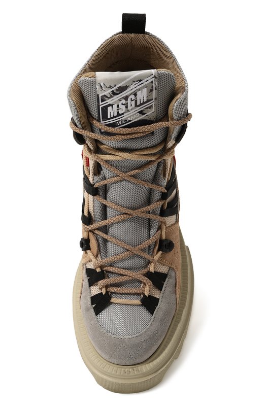 фото Комбинированные ботинки msgm