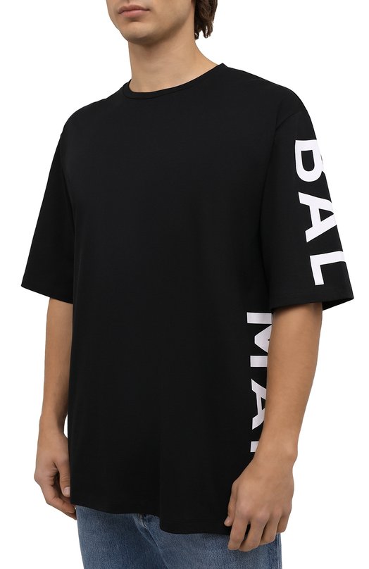 фото Хлопковая футболка balmain