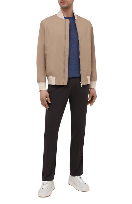 фото Хлопковые брюки ermenegildo zegna