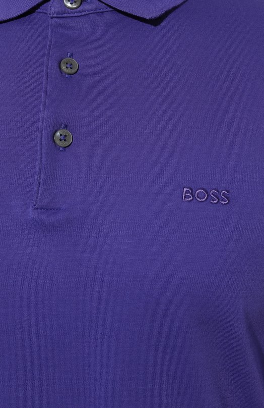 фото Хлопковое поло boss