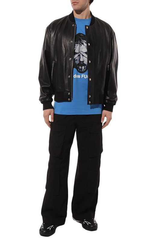 фото Хлопковая футболка comme des fuckdown