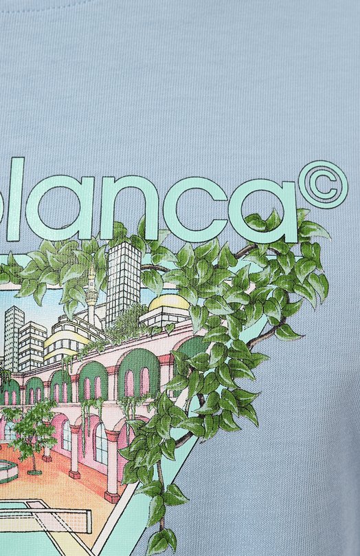 фото Хлопковая футболка casablanca