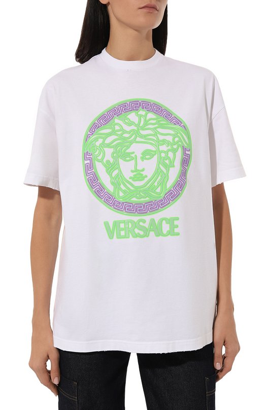 фото Хлопковая футболка versace