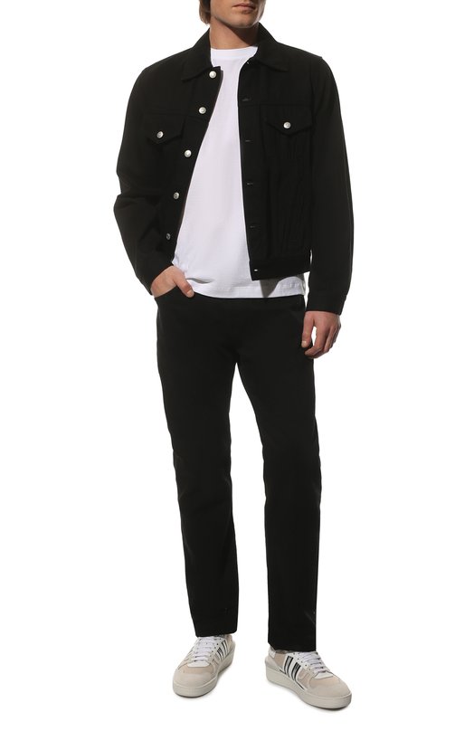 фото Хлопковая футболка boss