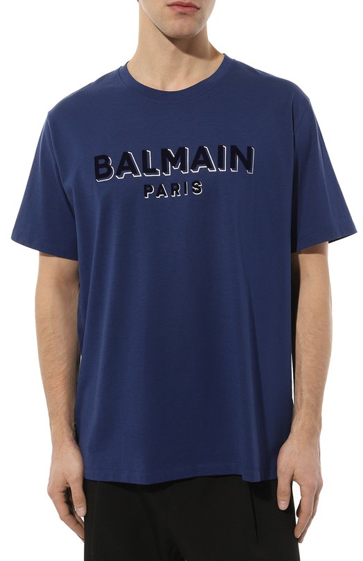 фото Хлопковая футболка balmain