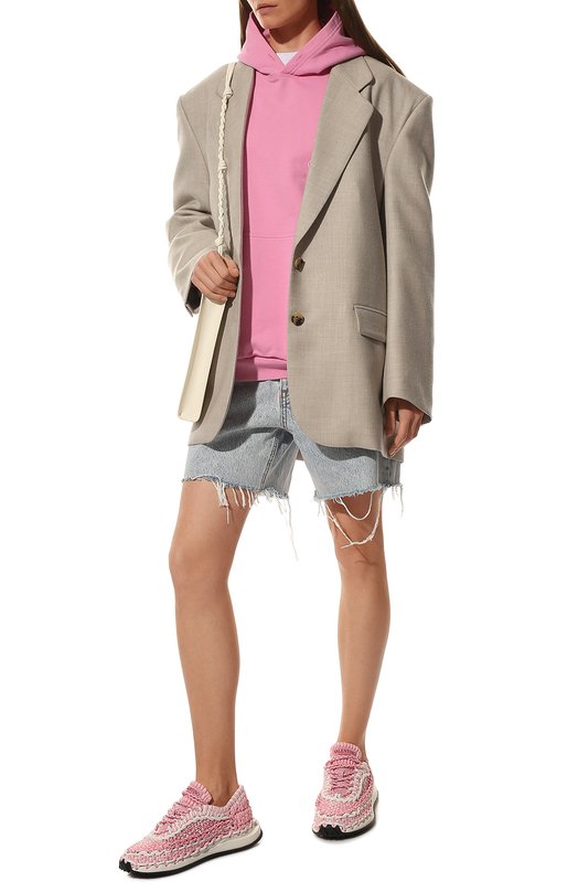 фото Текстильные кроссовки spiral knot valentino