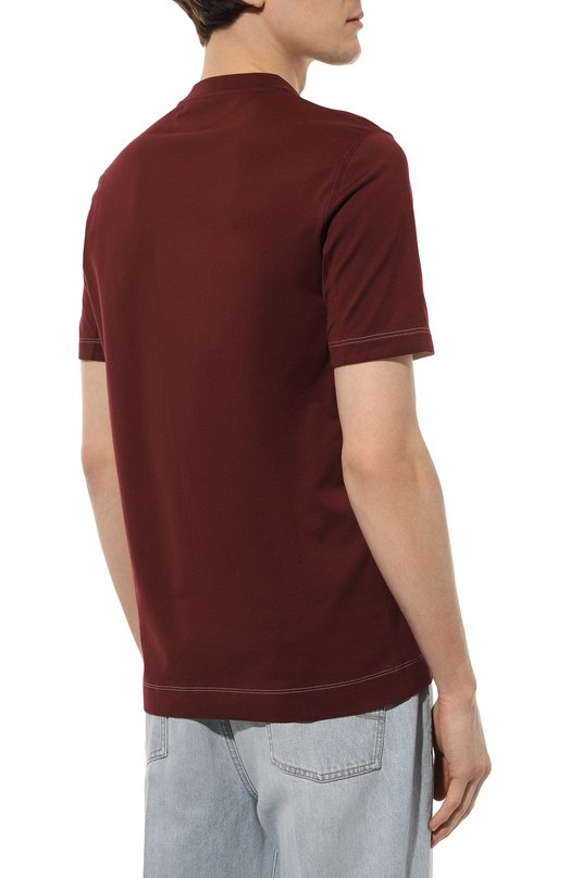 фото Хлопковая футболка brunello cucinelli