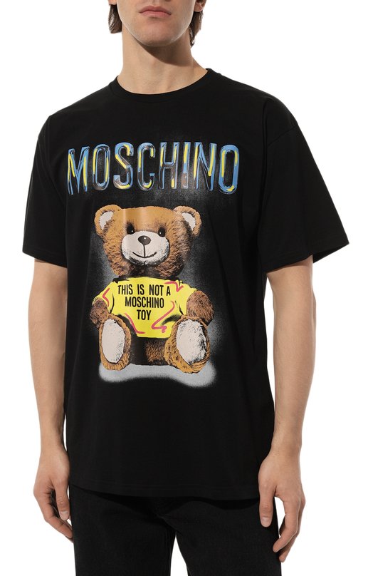 фото Хлопковая футболка moschino