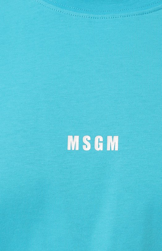 фото Хлопковая футболка msgm