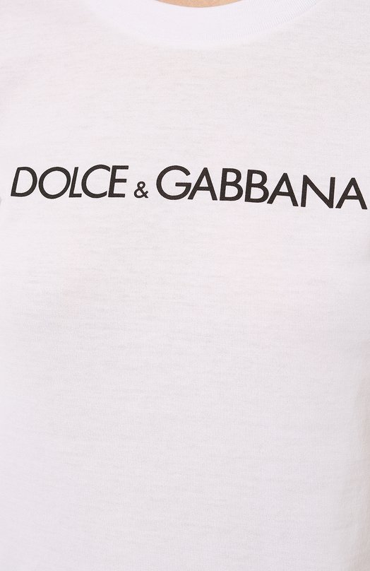 фото Хлопковая футболка dolce & gabbana