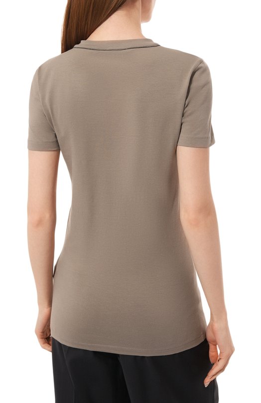 фото Хлопковая футболка brunello cucinelli