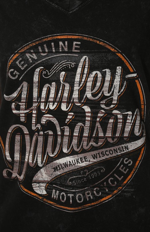 фото Хлопковая футболка harley-davidson