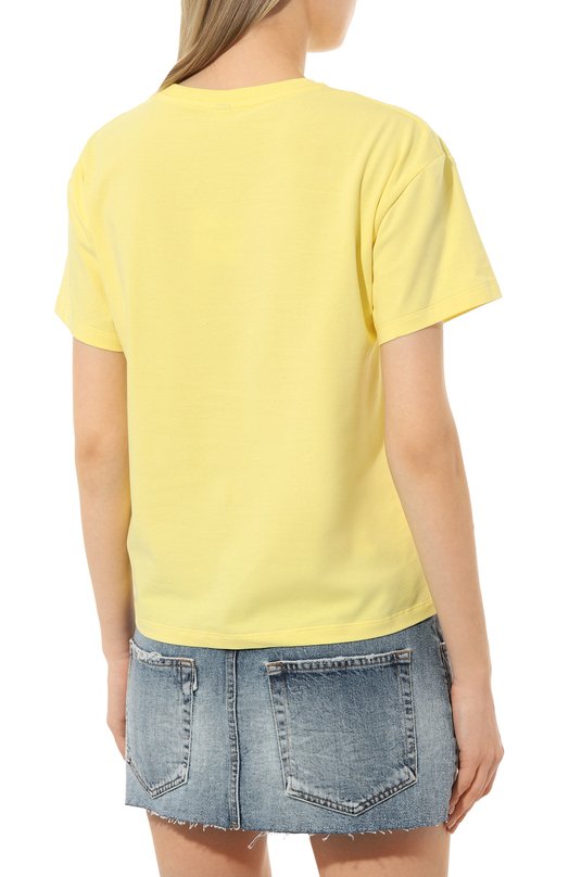 фото Хлопковая футболка moschino