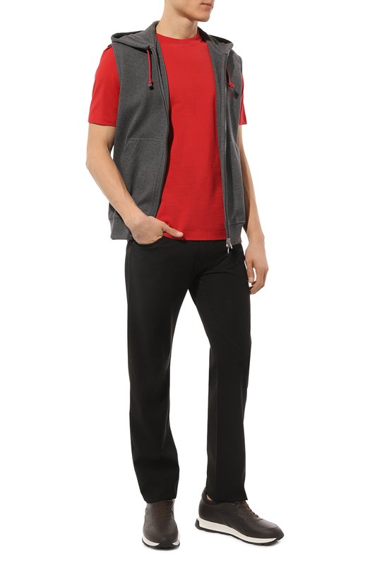 фото Хлопковая футболка brunello cucinelli