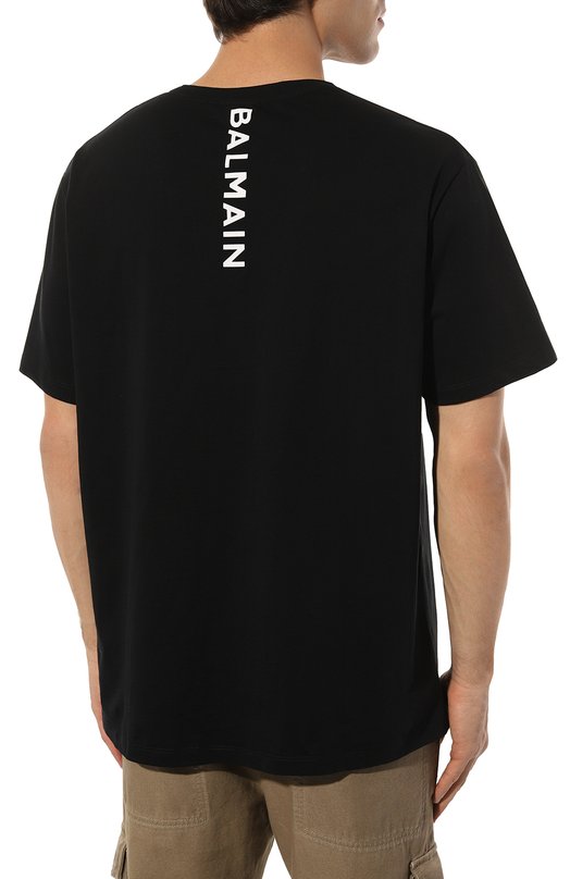 фото Хлопковая футболка balmain