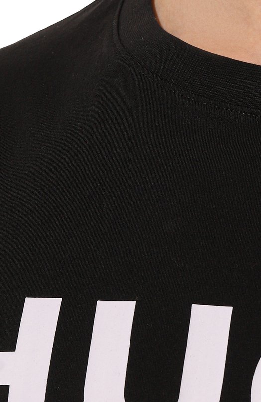 фото Хлопковая футболка hugo