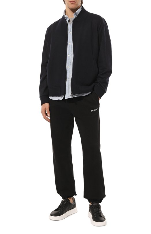 фото Кожаные кеды milan bogner