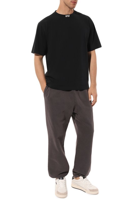 фото Хлопковая футболка heron preston