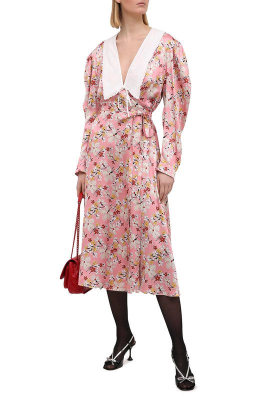 фото Платье из вискозы miu miu