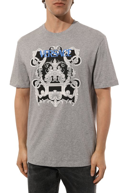фото Хлопковая футболка versace