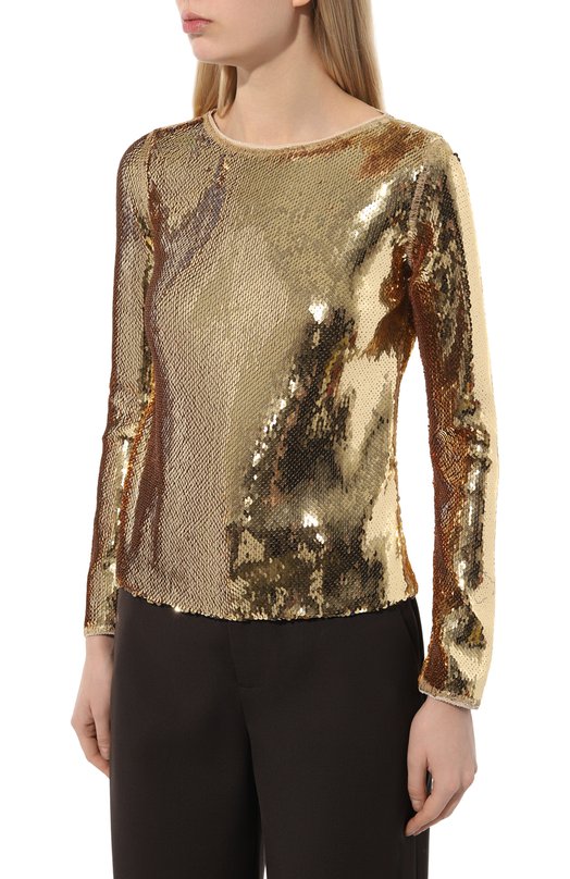 фото Топ с отделкой пайетками n21