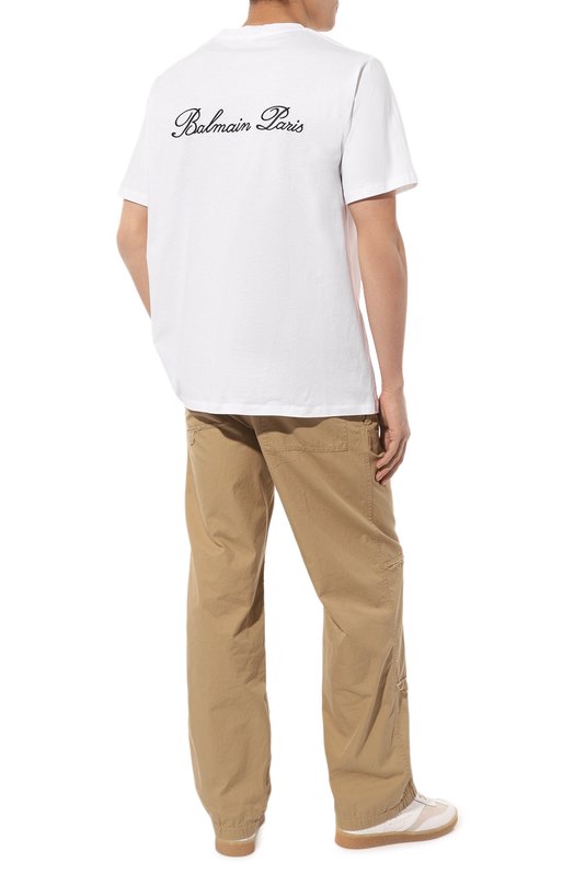 фото Хлопковая футболка balmain