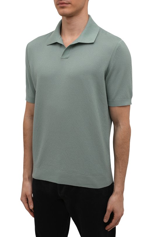 фото Хлопковое поло ermenegildo zegna