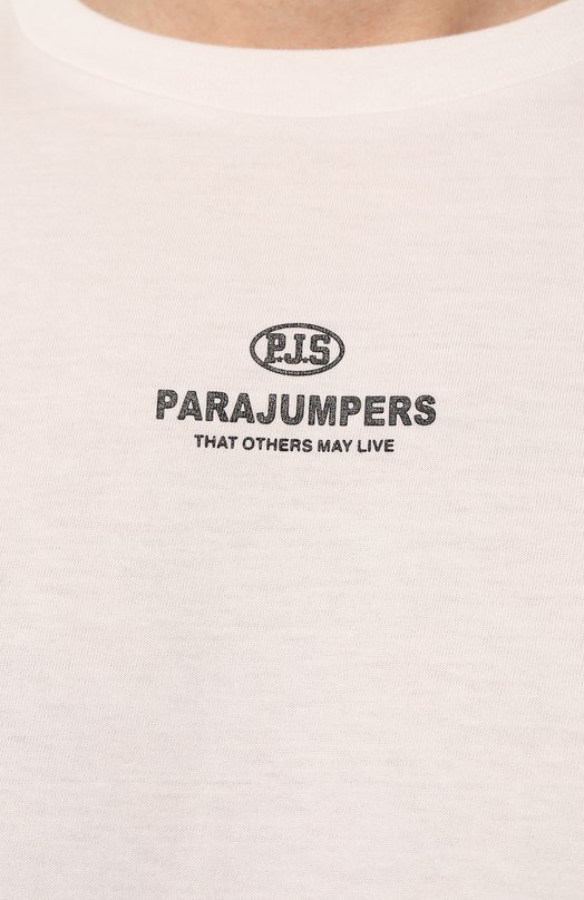фото Хлопковая футболка parajumpers
