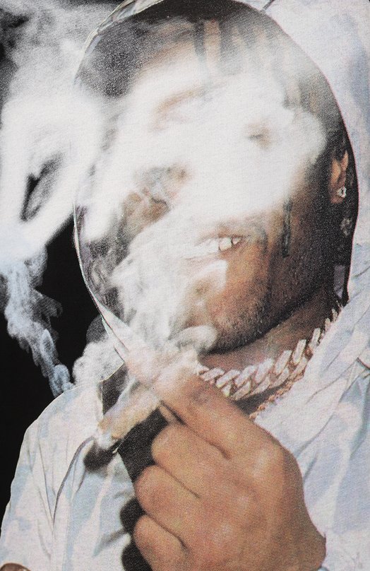 фото Хлопковая футболка comme des fuckdown