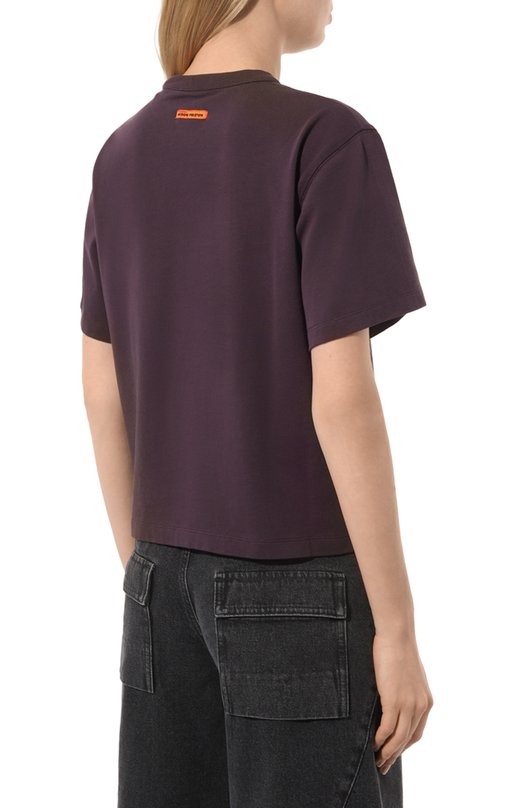 фото Хлопковая футболка heron preston