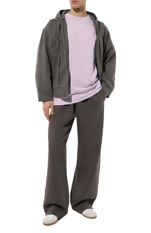 фото Хлопковая футболка dries van noten